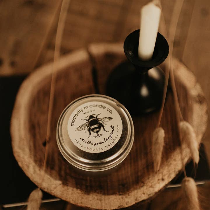 modestamente, mis latas de vela para venta al por mayor de modestly m candle co