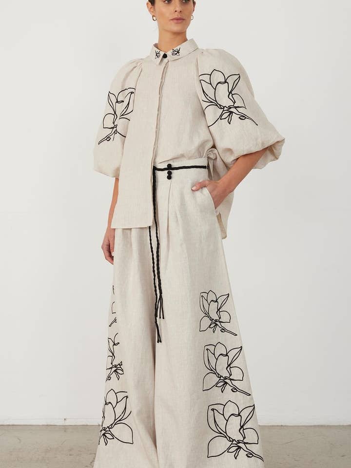 Marayn - Wholesale Top & pants set (NOT Loungewear) – Women's - Boho Chic Linen Set SpringSummer 252