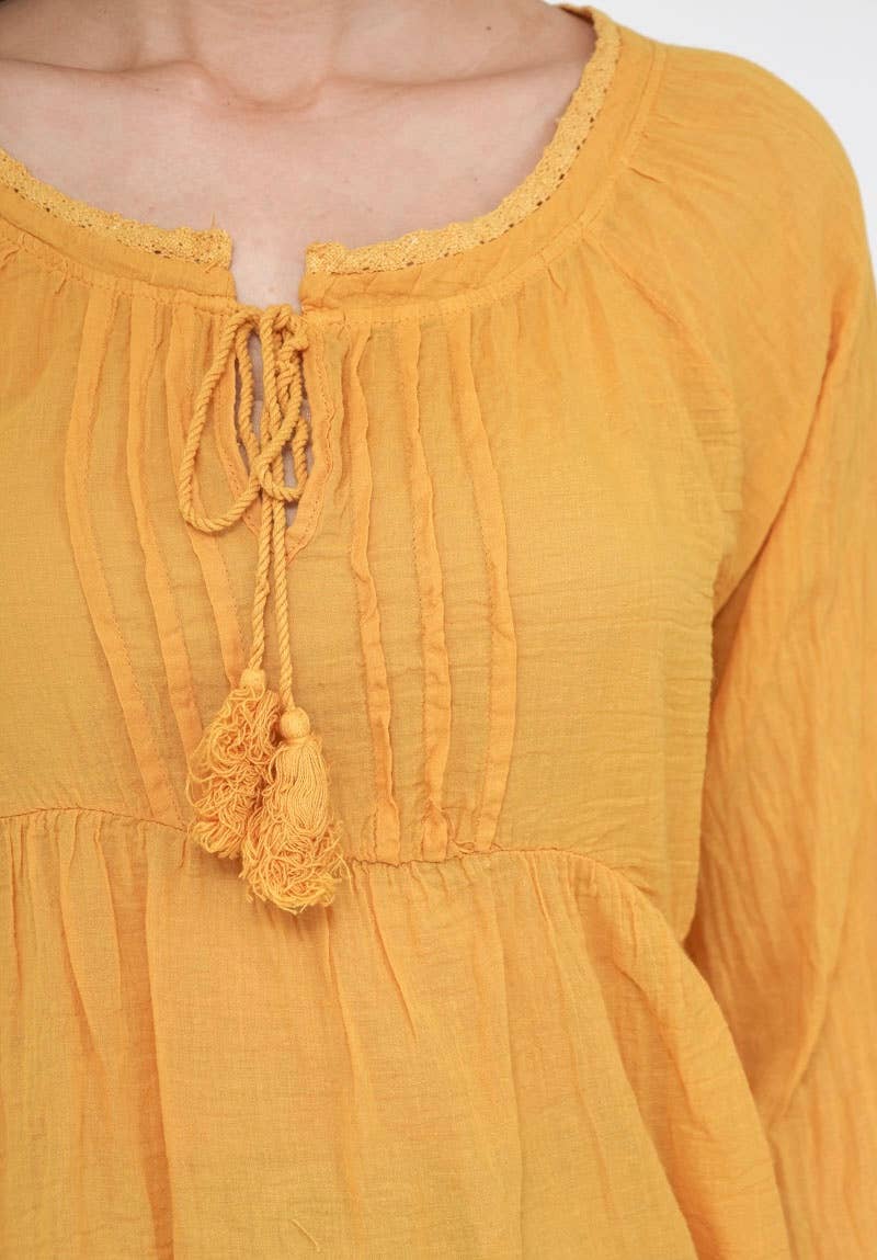 LINEN & COTTON HOUSE - Wholesale Blouse - Women's - 10074 SPRINT SUMMER CLOTHING COTTON BLOUSE10