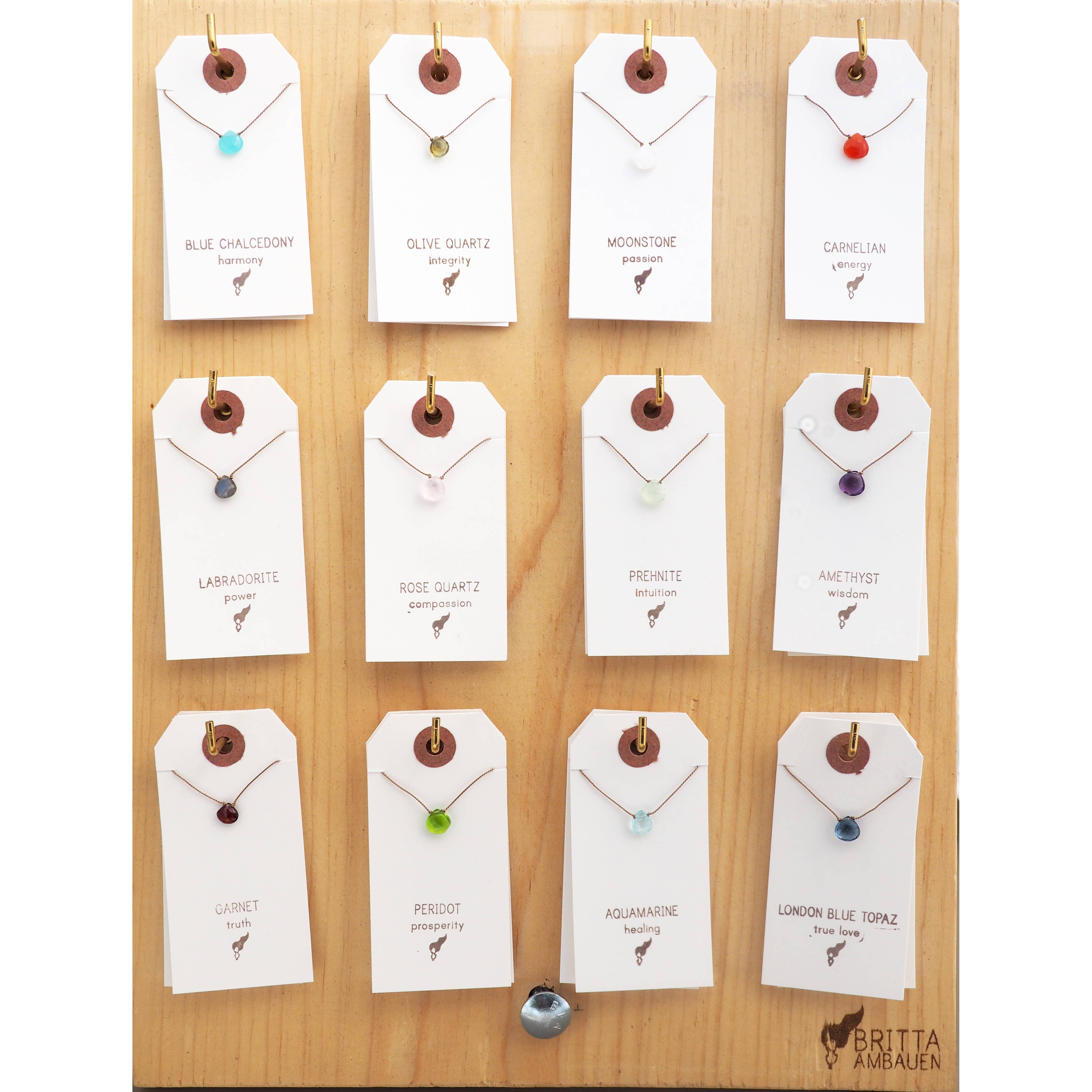 Britta Ambauen Jewelry - Vendita all'ingrosso Collana con ciondolo/pendaglio - Collana goccia - Best seller3