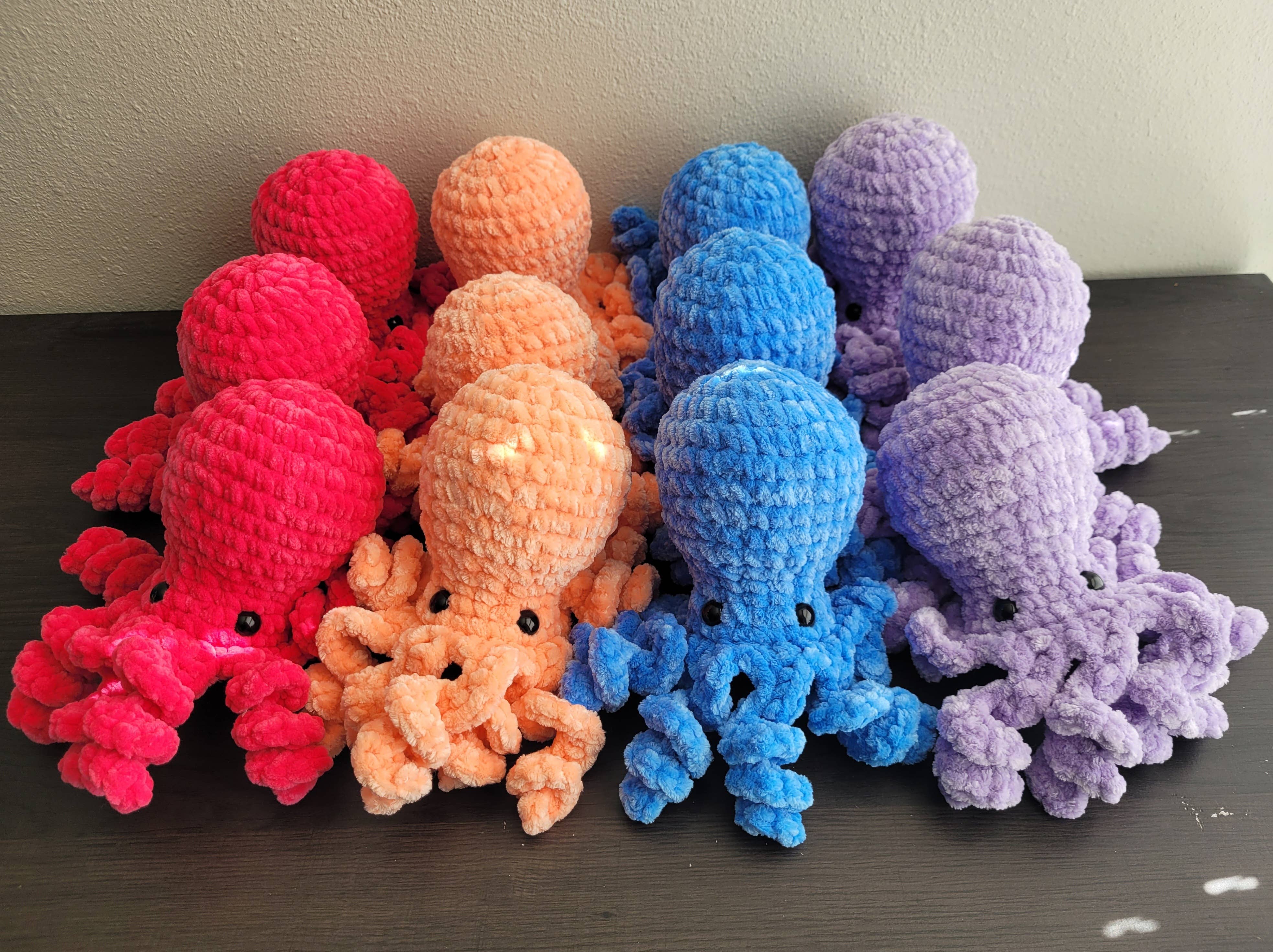 Katie Alay - Wholesale Knuffels - Kinderen en baby - 5" Gehaakte Octopus Knuffel5