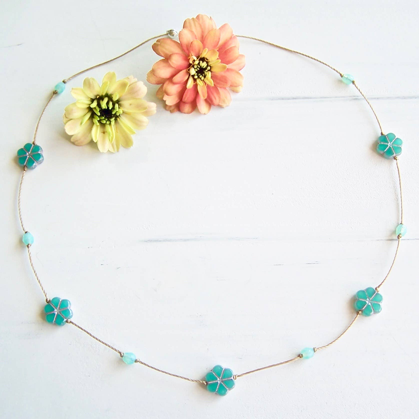 Jo Bird Jewelry – Engroshandel Perlehalskæde – Glem mig ikke halskæde4