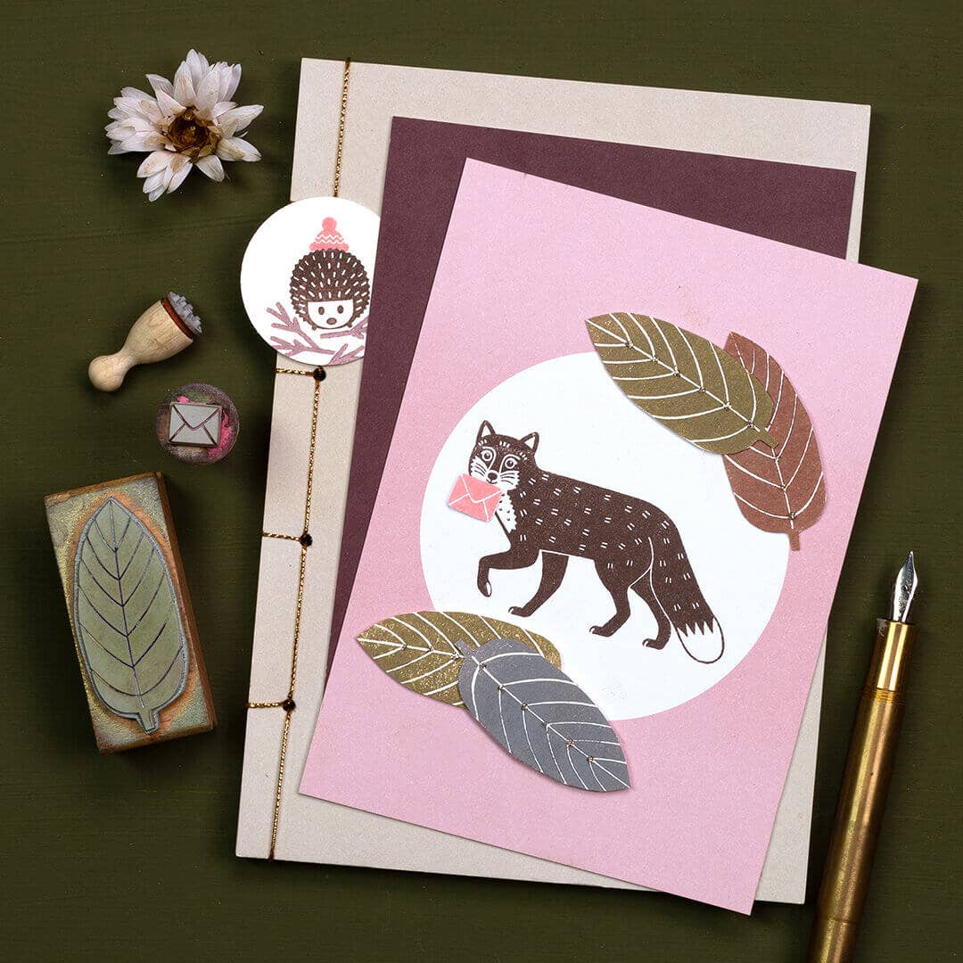 Perlenfischer - Wholesale Rubber/Decorative Stamp - 5x Stamp | Running Fox5