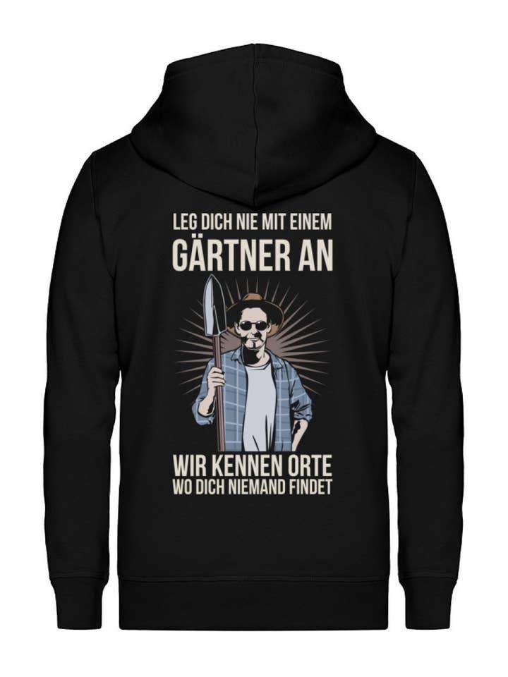 Colocar com jardineiro - blusão orgânico premium por atacado de GARTENFAN