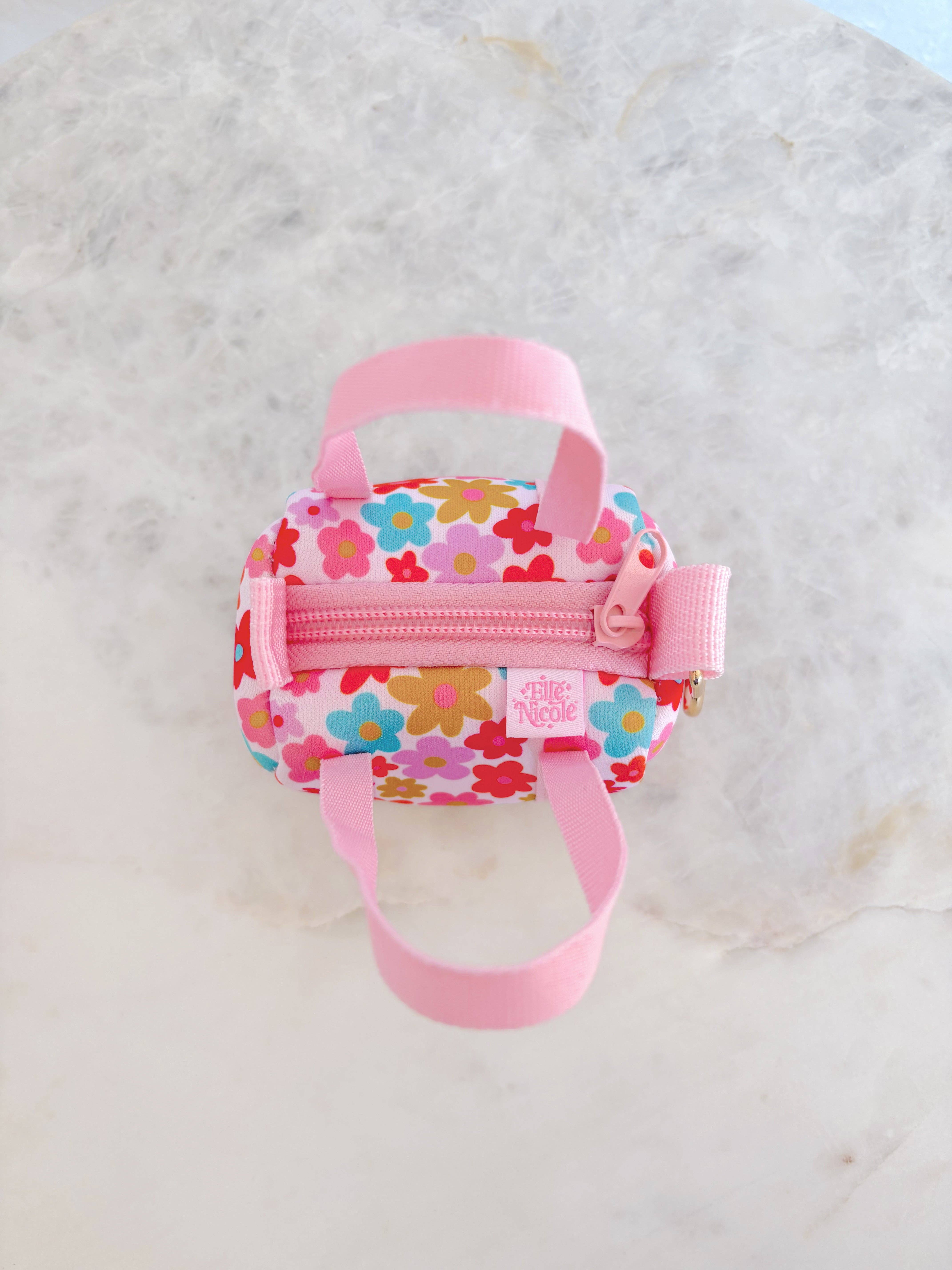 Elle Nicole - Wholesale Keychain - Women's - Bag Charm - Mini Purse Keychain - Retro Floral7