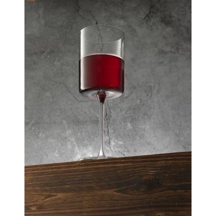 JoyJolt - Wholesale Wine Glass - Claire Crystal Stemmed Red Wine Glasses - Set of 23