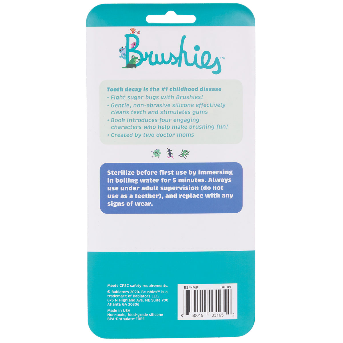 The Brushies - Wholesale Toothbrush - Kids & Baby - 2 Pack & Mini Book - Momo the Monkey & Pinkey the Pig2