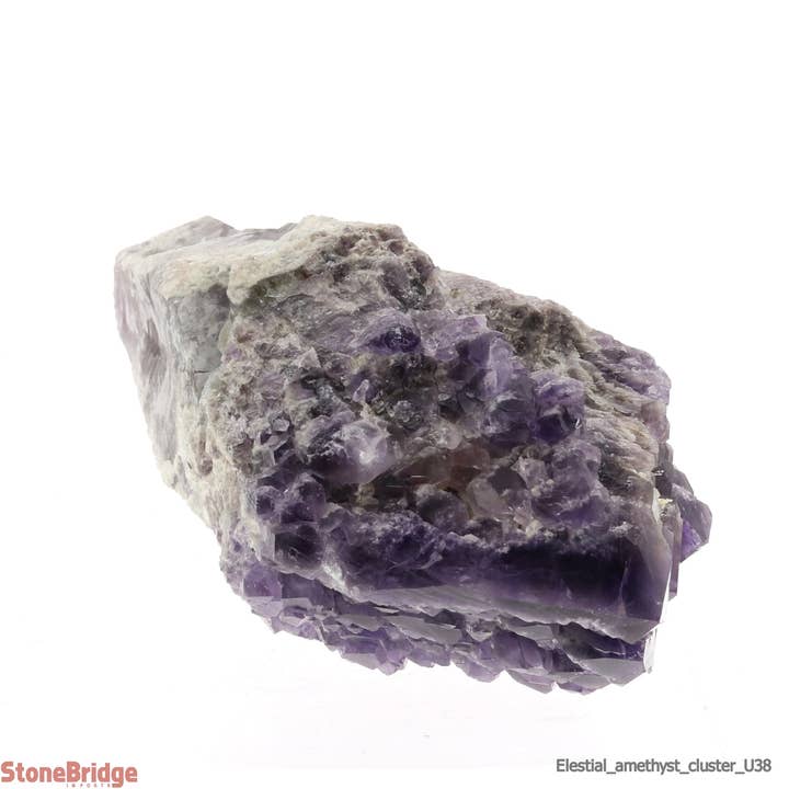Groupe de Quartz Améthyste Elestial U#38 - 16" pour la vente par Stonebridge Imports