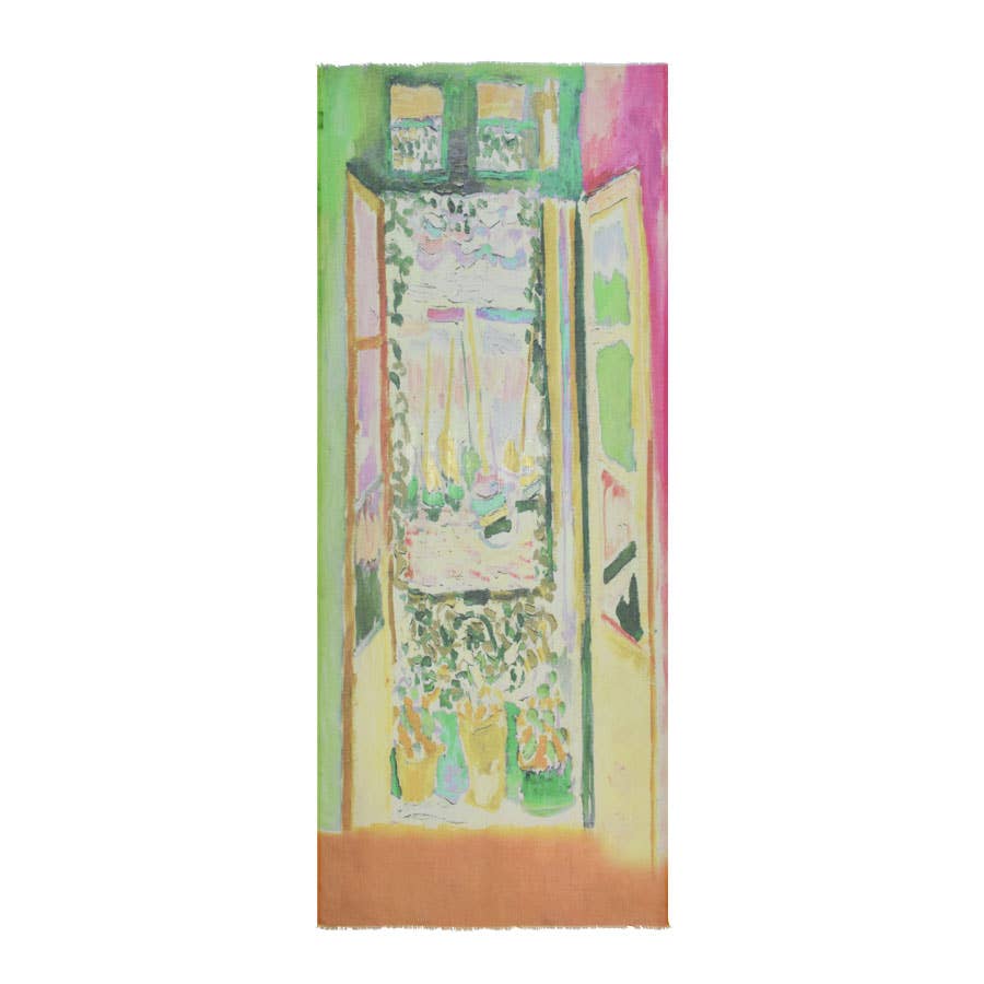 Dupatta Designs – Engroshandel Tørklæde - Dame – Vita Painterly Vinduetørklæde3