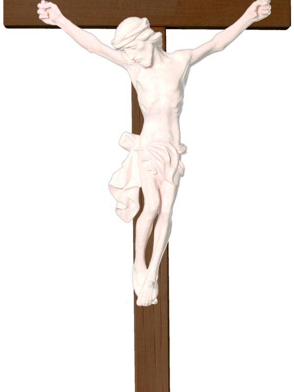 Body of Christ on Straight Cross and Base 1646 for wholesale by Dolfi