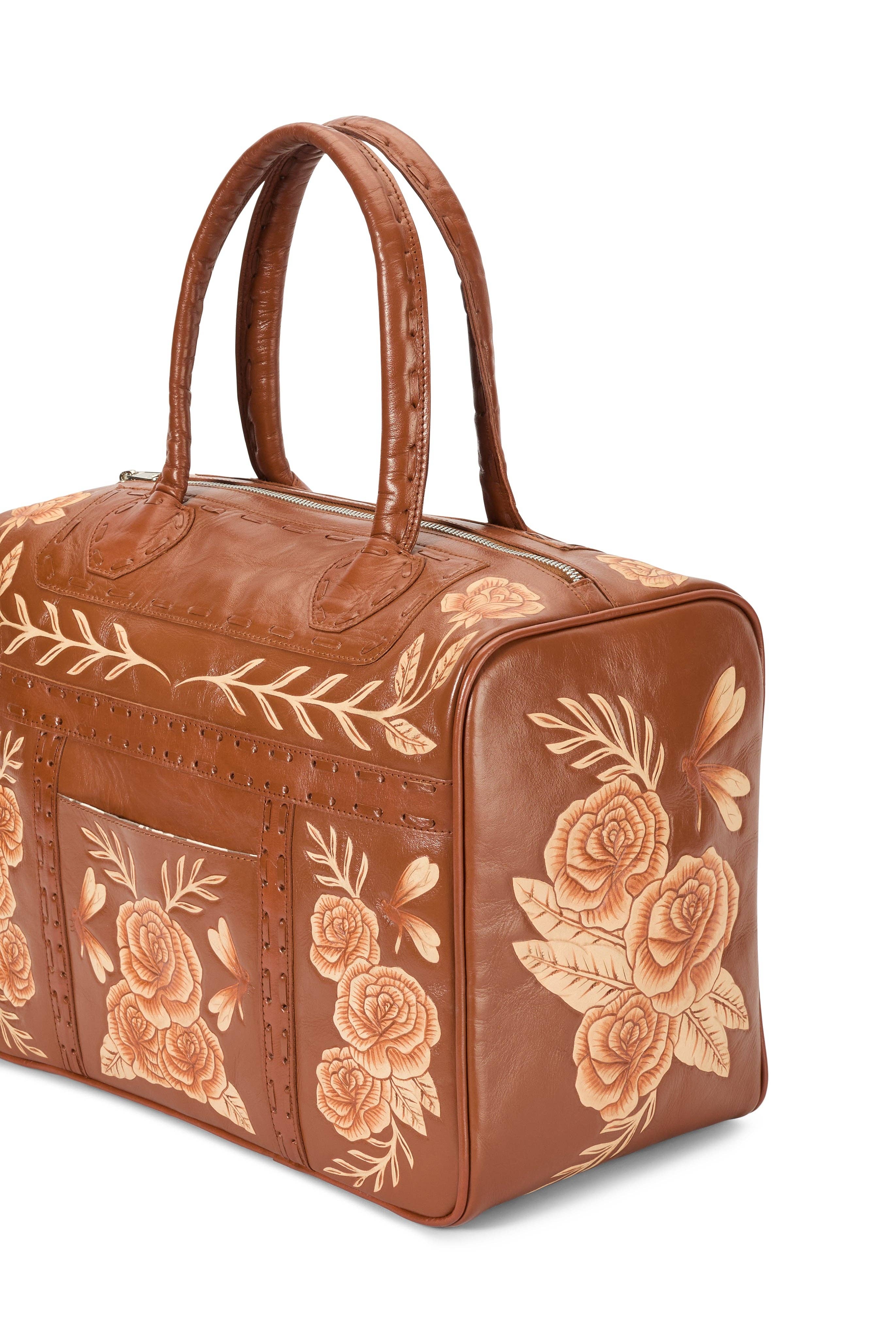 Mini Akaroa Overnight Bag Tobacco for wholesale on Faire3