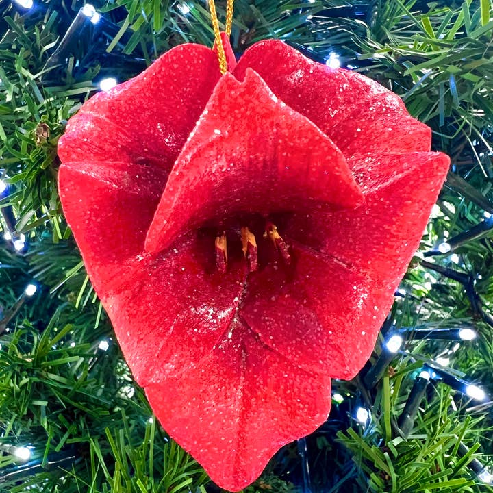 Ornament bloem mini Gladiola Rood voor wholesale door Erik & Mike