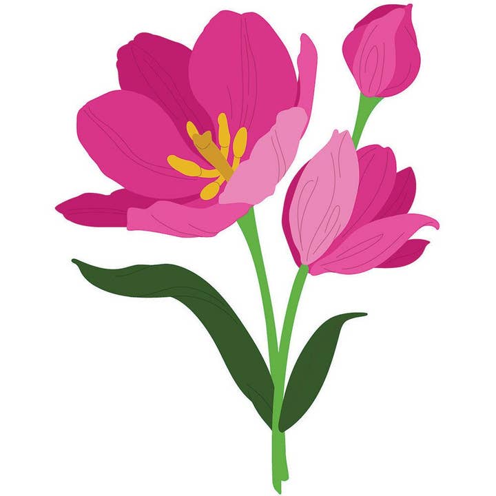 Couches Ravissantes : Tulipes - Honey Cuts - Matrices Autonomes pour la vente par Honey Bee Stamps