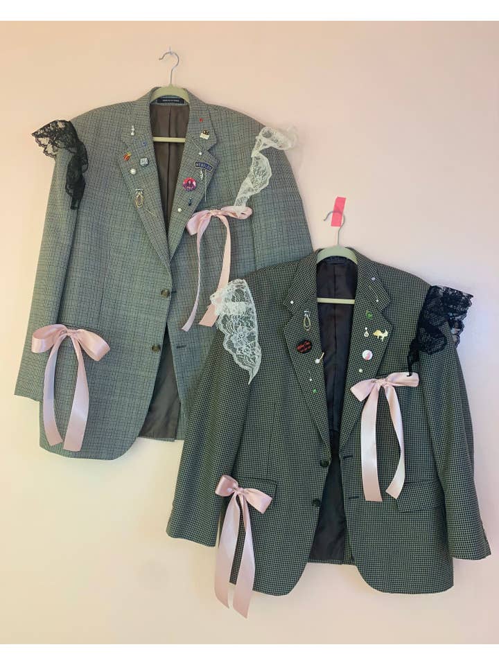 Shop Journal Vintage – Engroshandel Blazer - Dame – Skræddersyet smuk punk-blazer