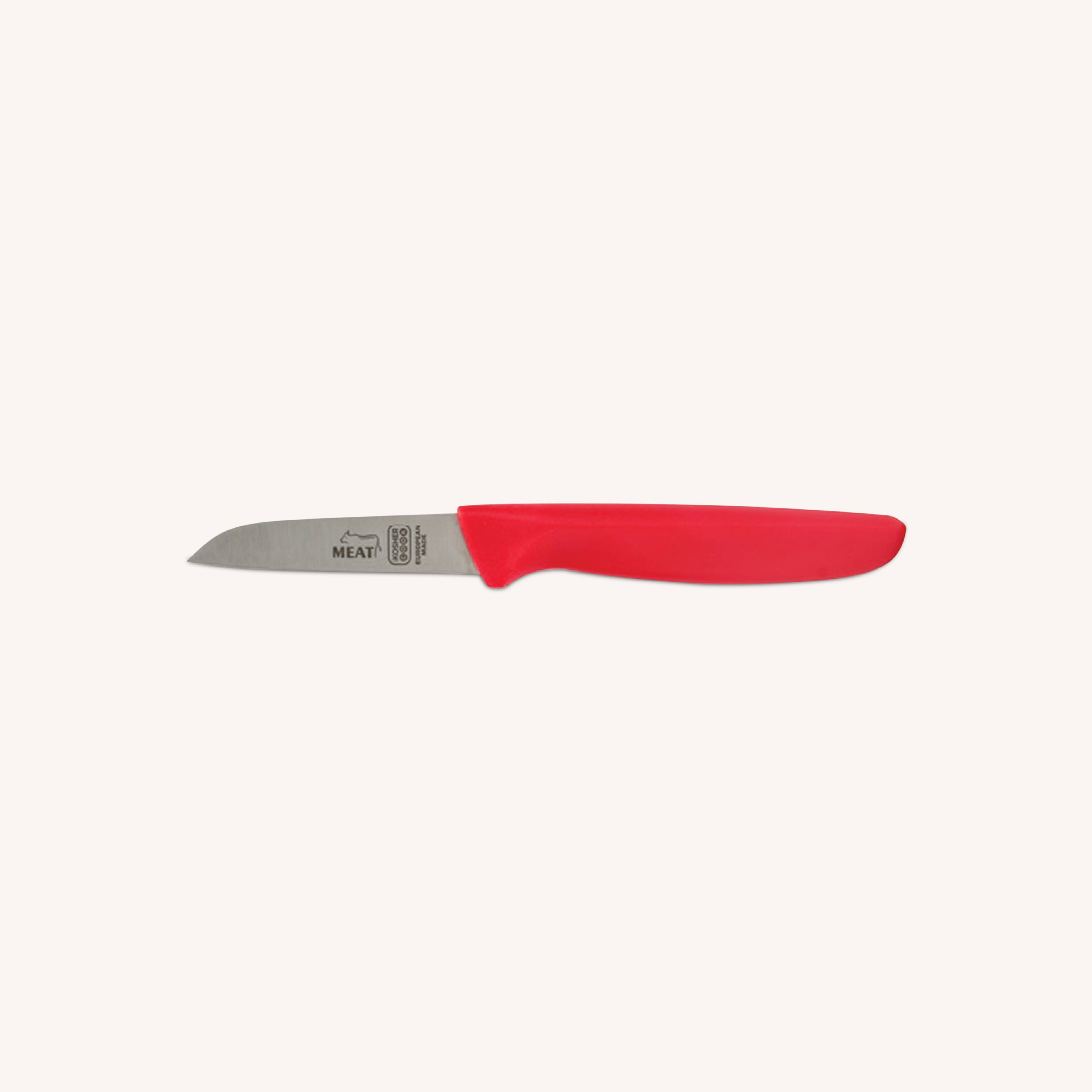 Ner Mitzvah - Wholesale Kitchen/Utility Knife - 3 Inch Paring Knife - Red/Meat0