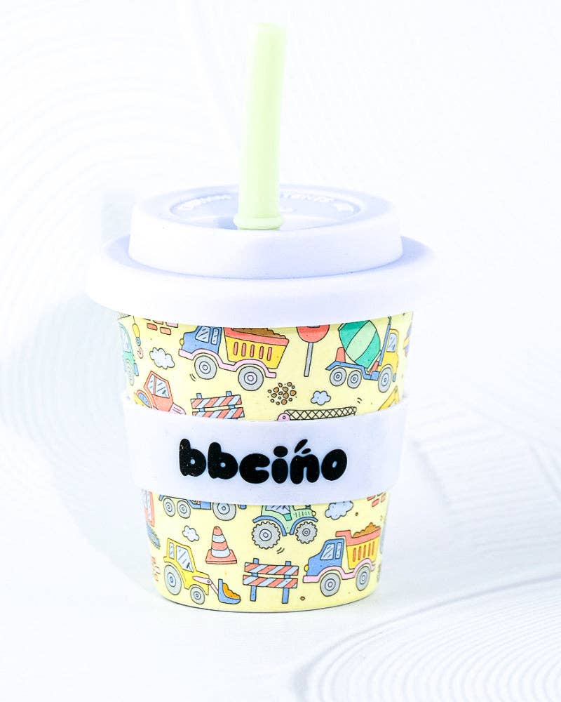 BBcino - Wholesale Drinking glass/cup – Kids & Baby - Dig It! Babycino Cup - 120ml (STRAW INCLUDED)1
