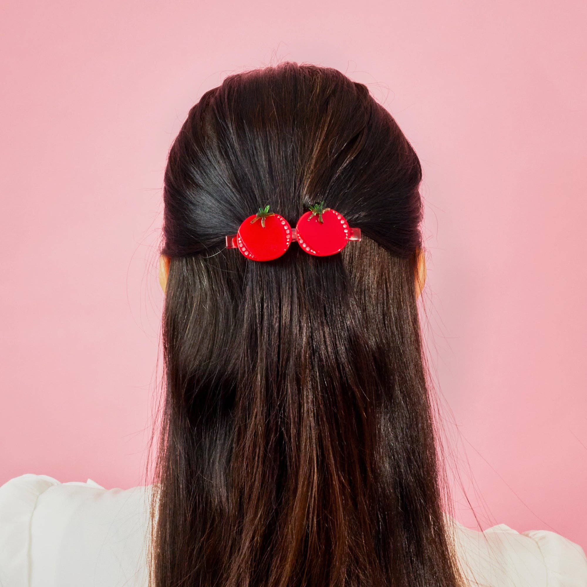Centinelle - Wholesale Hair Clip - Women's - Tomatoes Hair Barrette1