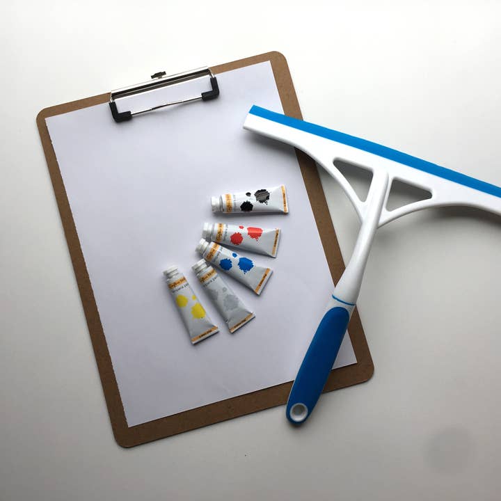 Yellow Table Studio LLC - Wholesale DIY craft kit – Child - Squeegee Paint Kit/Scrape Art4