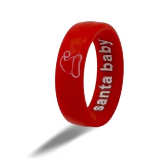 Flip Silicone Santa Hat / Santa Baby for wholesale by Flip Rings