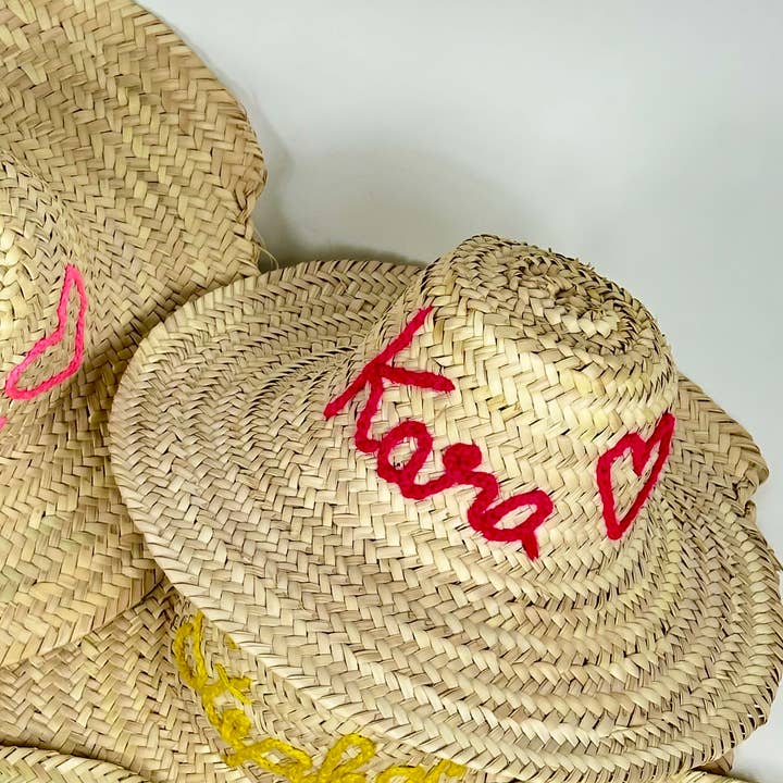 Mikwi - Vendita all'ingrosso Cappello di paglia - Donna - Cappello di paglia personalizzato - CAPPELLO DECORATIVO IN PAGLIA - Cappello marocchino