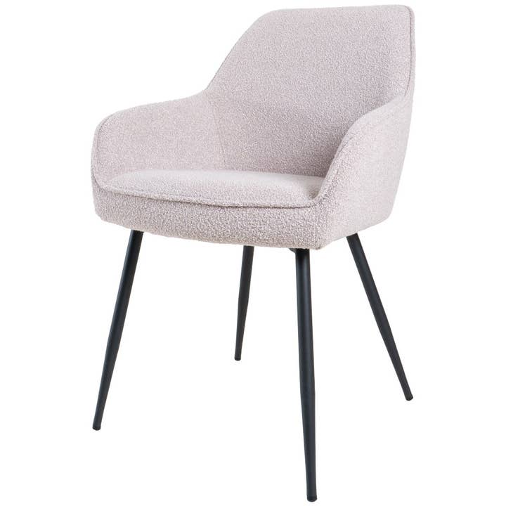 Home67 - Wholesale Chair - Fenna Dining Chair — Bouclé — Natural