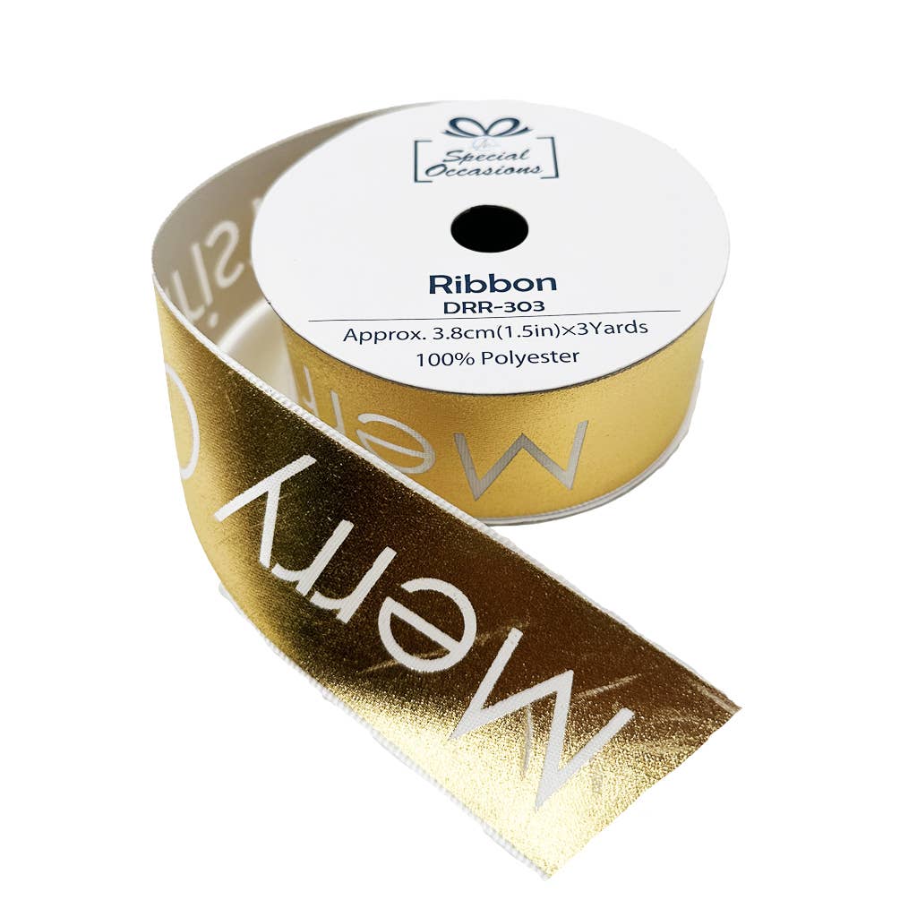 Angels Craft - Wholesale Ribbon - Gift Wrapping - Ribbon - Christmas Designs, 18Rolls/PDQ, 1.5"x3Yards/Roll8