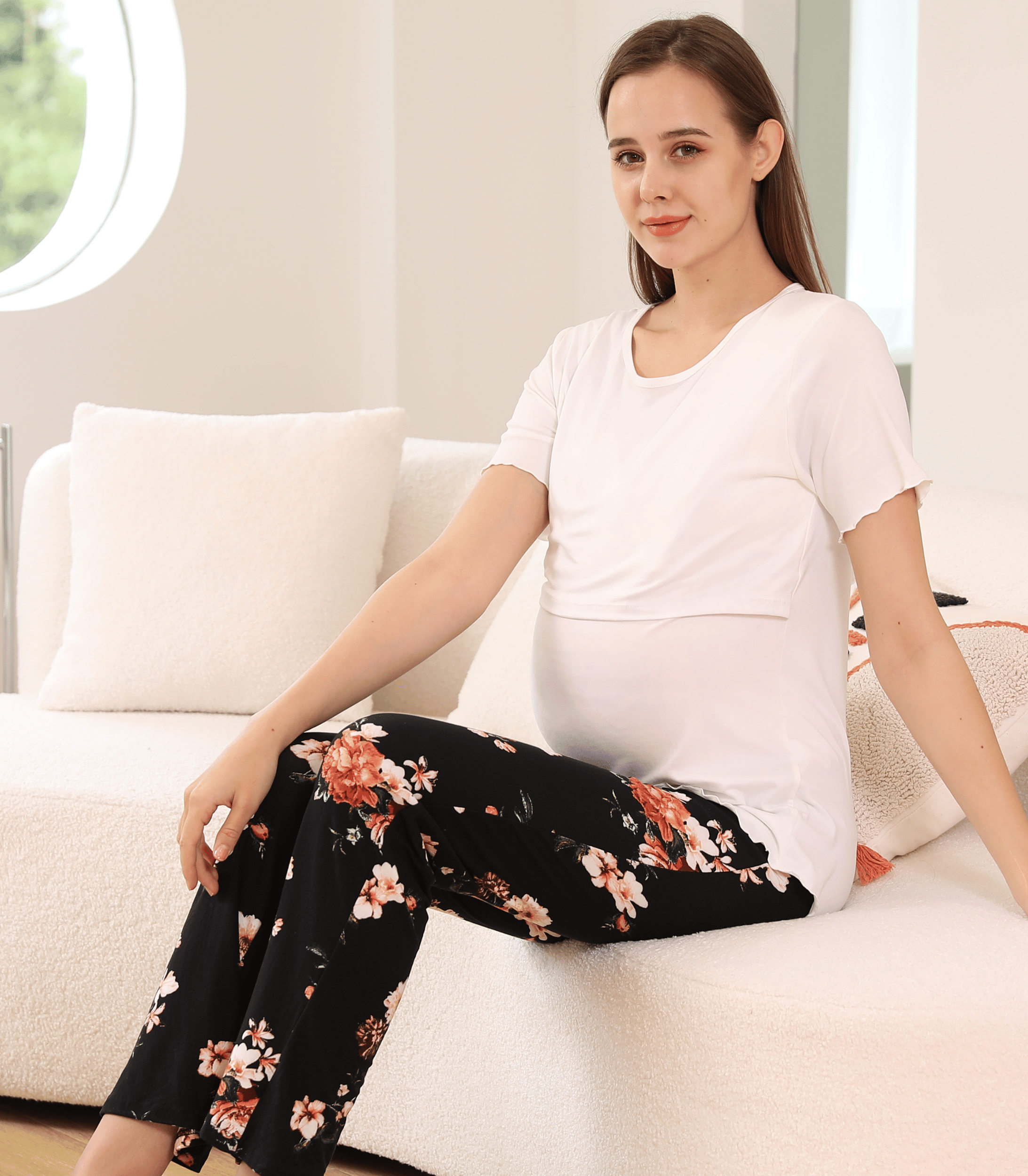 Alina Mae Maternity - Wholesale Pants - Maternity - Maternity Pajama Pants - Below Bump Postpartum Pant22