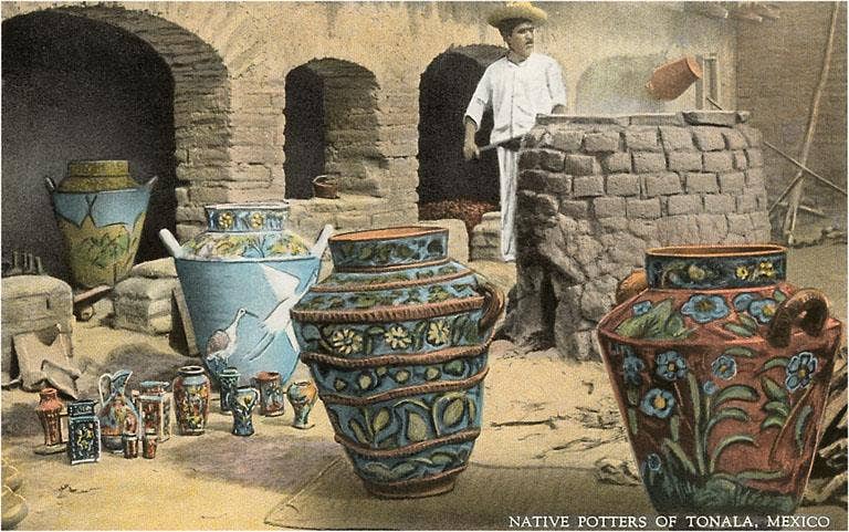 Found Image Press - Wholesale Magnet - Magnet MX-24 Potters of Tonala, Mexico0