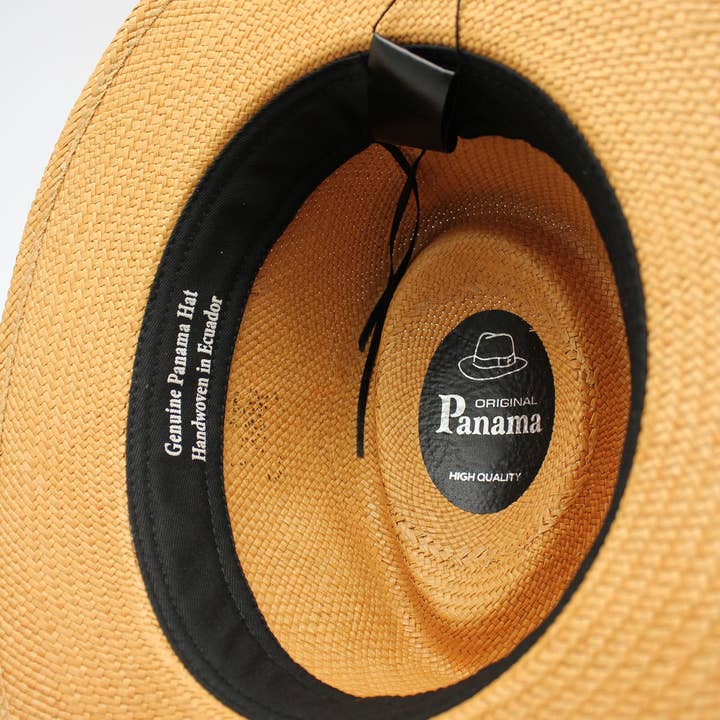 Hologramme Paris - Venta al por mayor Sombrero de paja - Unisex - Panamá — 97020 Tabaco