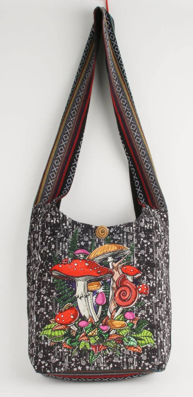 Tote Bag - Bright Beaded Boho Tote Bag | LOVESTITCH