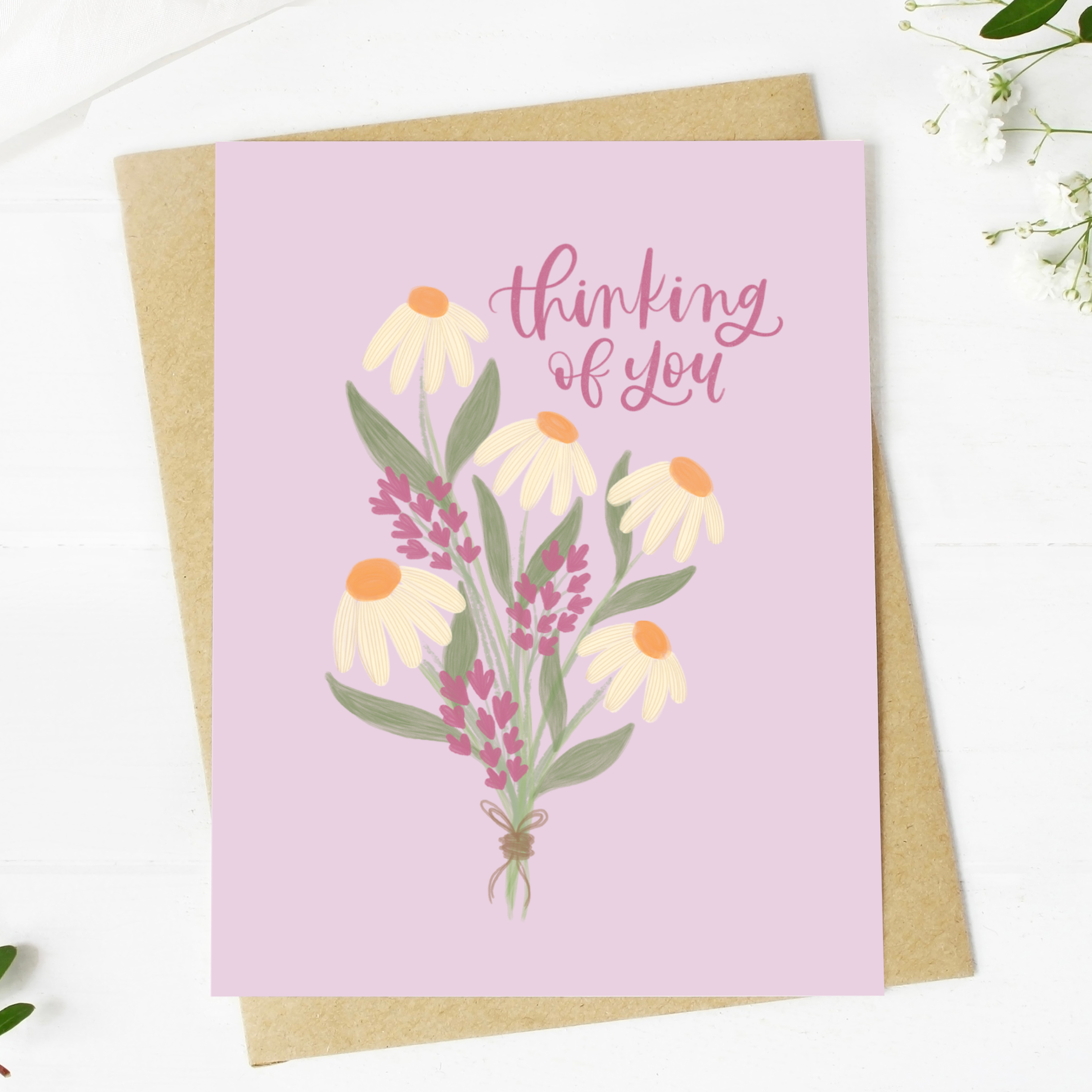 Big Moods - Wholesale Thinking of You Card - "thinking of you" Greeting Card3