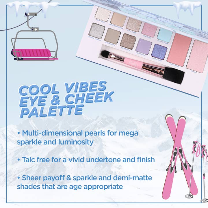 Petite 'n Pretty - Wholesale Face Makeup Palette - Cool Vibes
Eye & Cheek Makeup Palette5