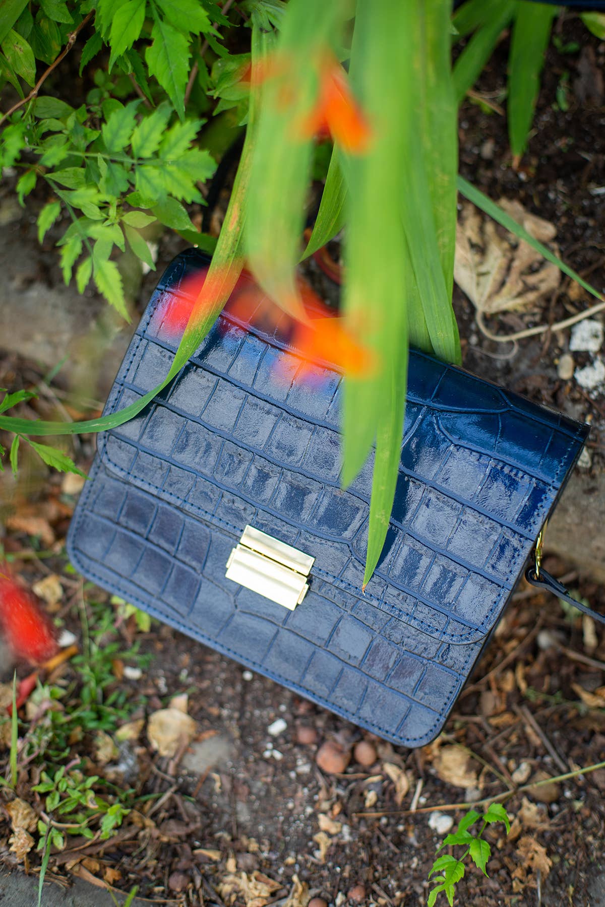 Cherry Paris - Wholesale Messenger Bag - Women's - MILENA CROCO bag - 407412