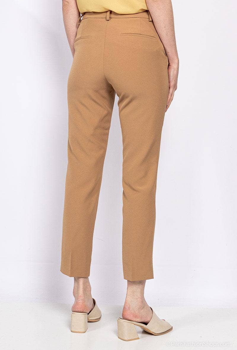 Attentif Paris – wholesale Pants – Women's – [Timeless] High-waisted cigarette pants42