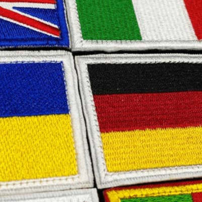 World Countries Flags Patch for wholesale by Elitex Training