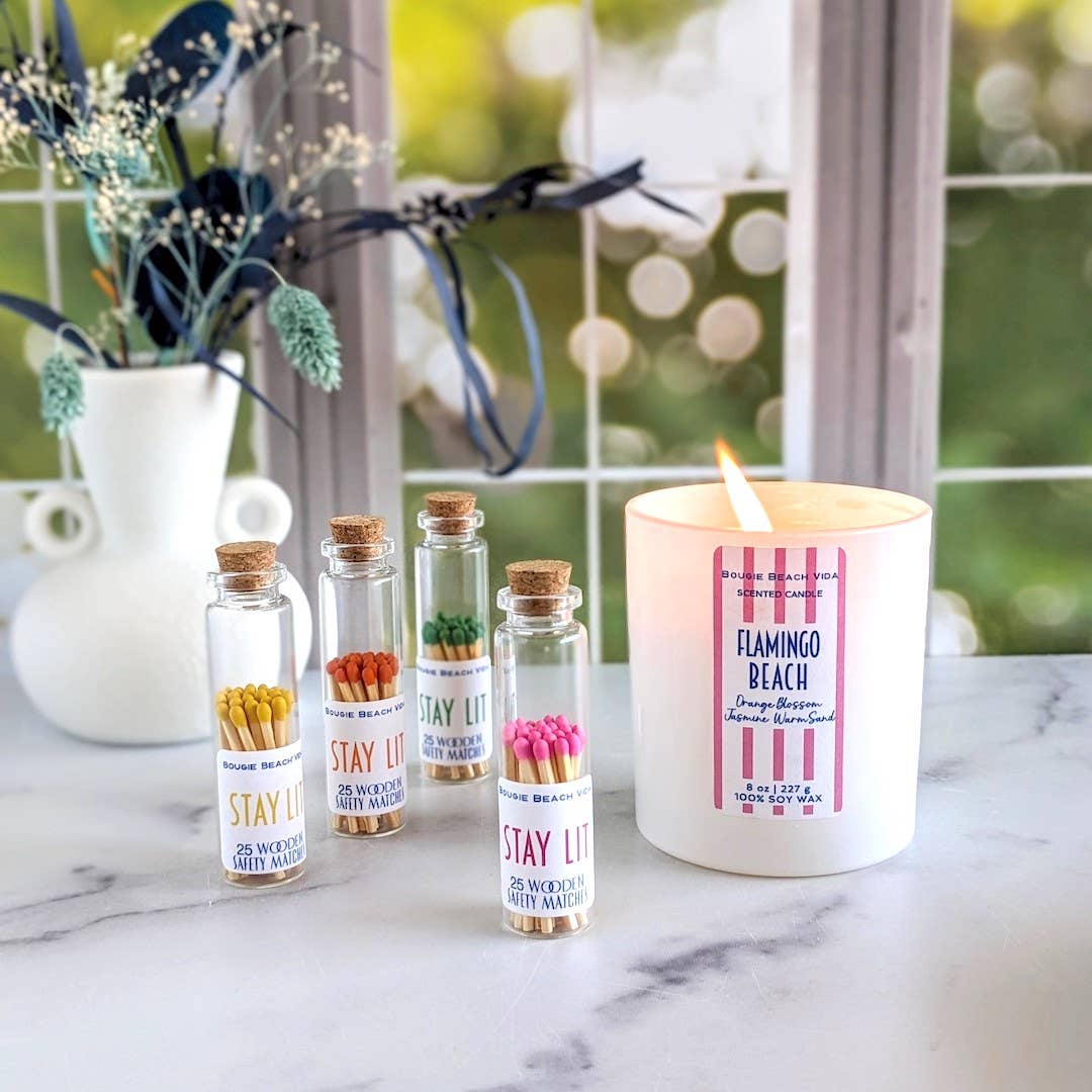 Bougie Vida - Vente Allumettes - Allumettes de sécurité à pointe colorée Bougie Vida4