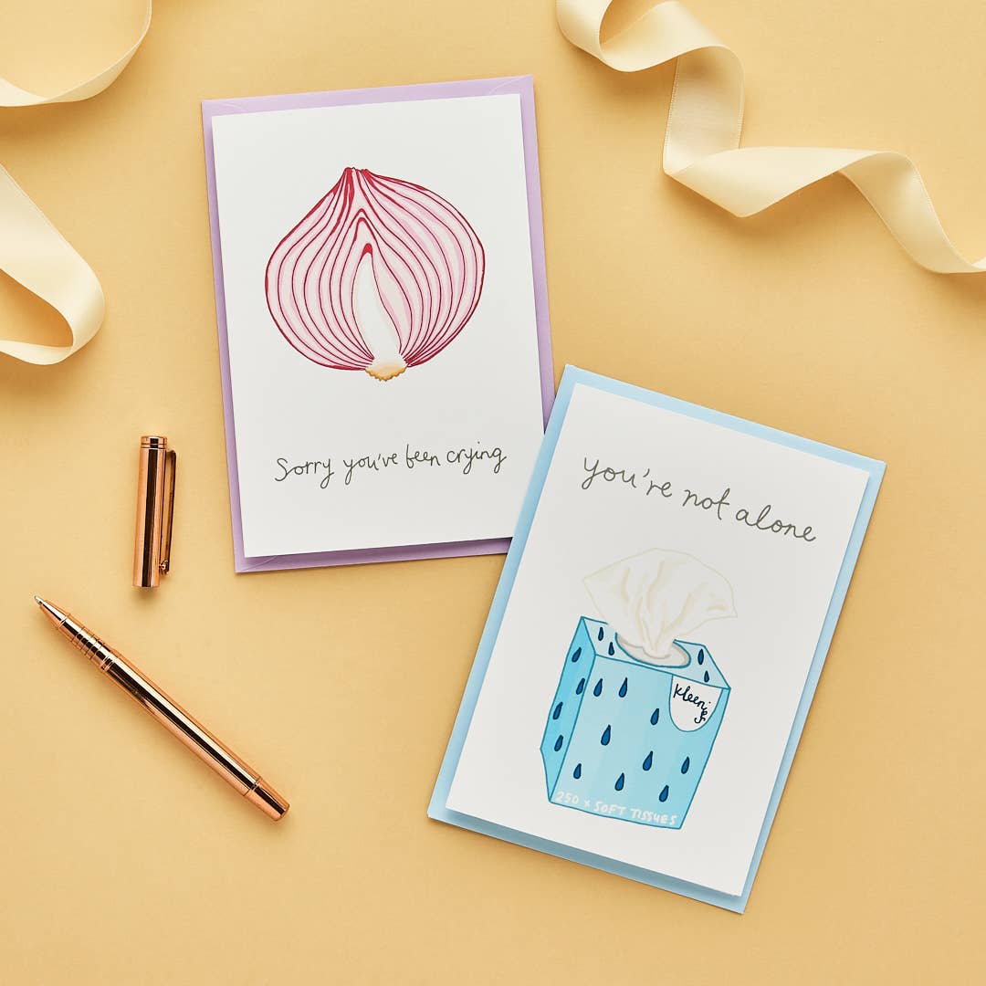 You've Got Pen On Your Face – wholesale Sympathy card – Onion Greeting Card | With Sympathy Card | Thinking Of You2