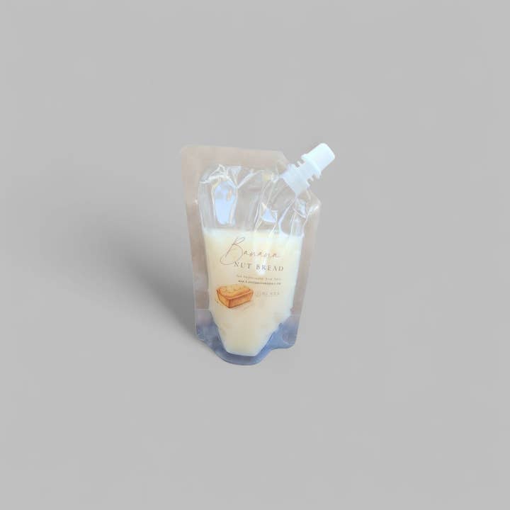 Black Cauldron Soap Co. - Wholesale Wax melt - Banana Nut Bread - Squeezable Wax Melt9