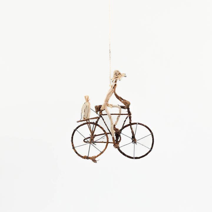 Bicycle Figurine for wholesale by Gitzell FairTrade