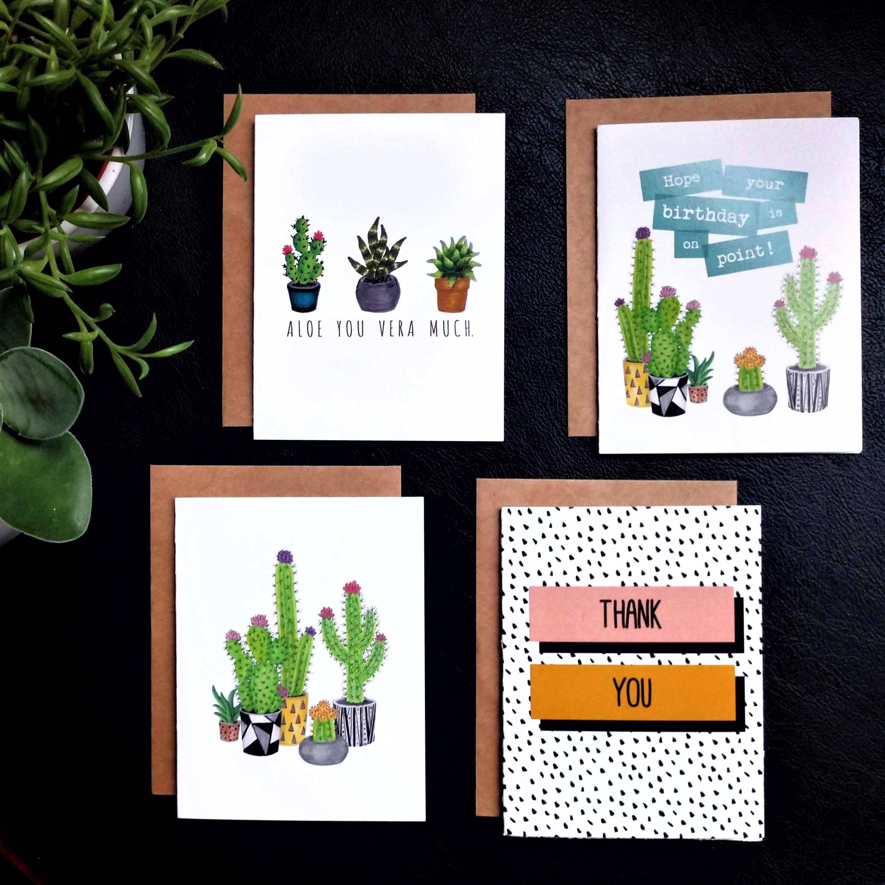 Agape & Grace - Wholesale Thank You Card - Thank You Spotted Modern - Card2