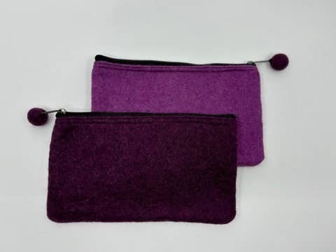 Fibres of Life - Wool & Felt - Wholesale Pouch - Women's - 2-Tone Medium Organizer Pouch - Bundle of 208