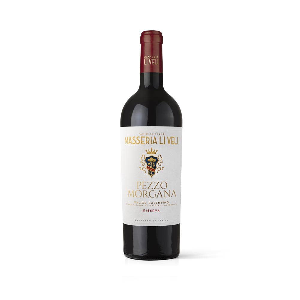 Metina SAS - Wholesale Red Wine - Piece of Morgana DOC Masseria Li Veli Jeroboam 3 liters Wood 1