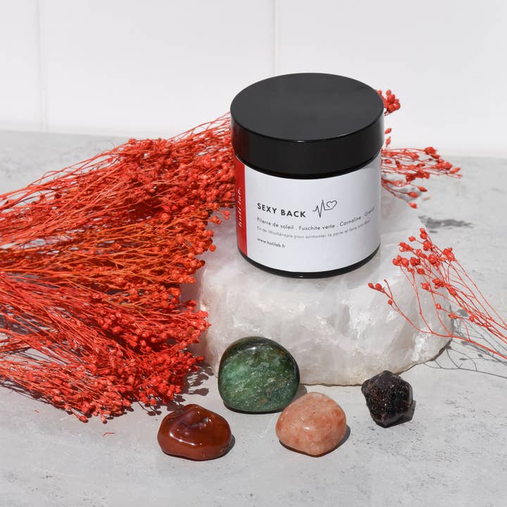 SEXY BACK - Intentional lithotherapy kit for wholesale by holilab.