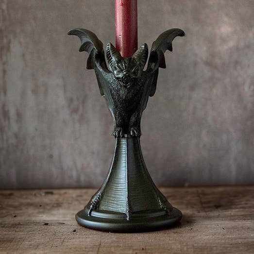 Vespertilio Haunted Mansion Bat Candle Holder for wholesale by Pacific Trading