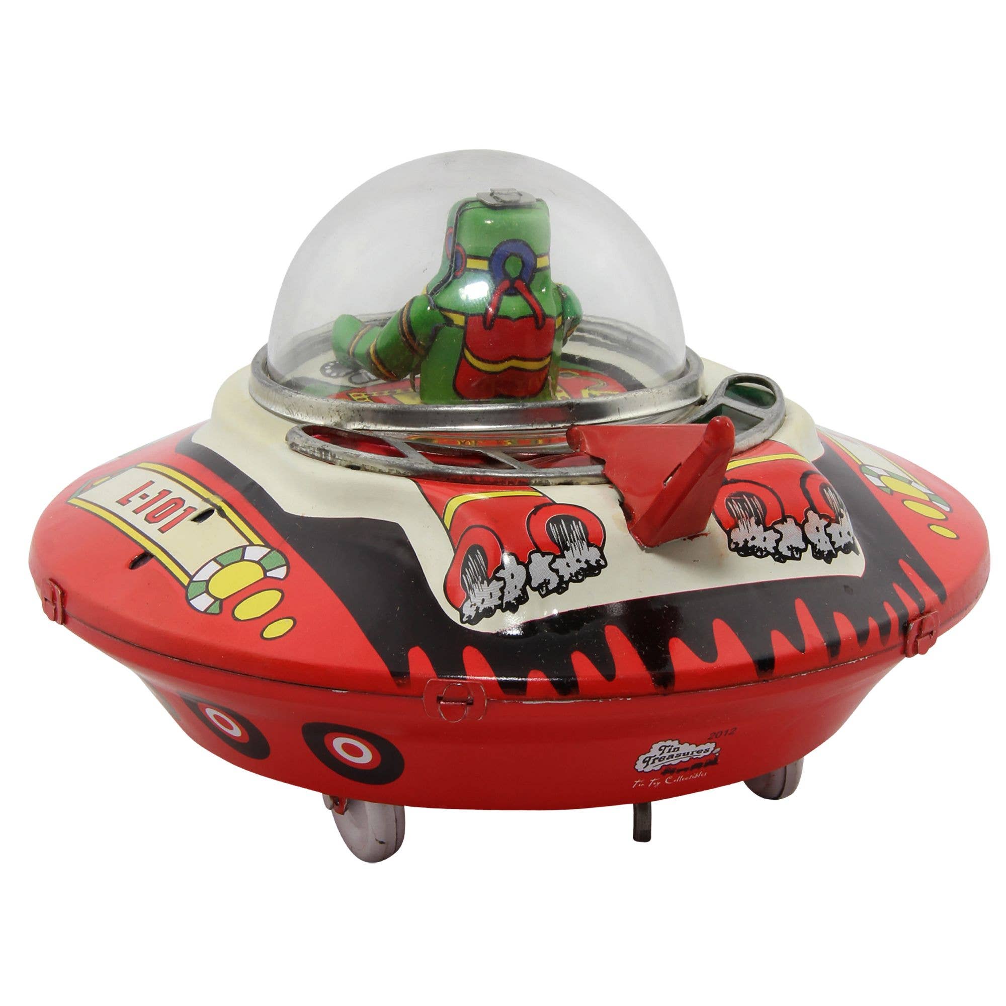 Tribal Trade GmbH - Wholesale Decorative Figurine - Spaceship Commandership Tin Robot2