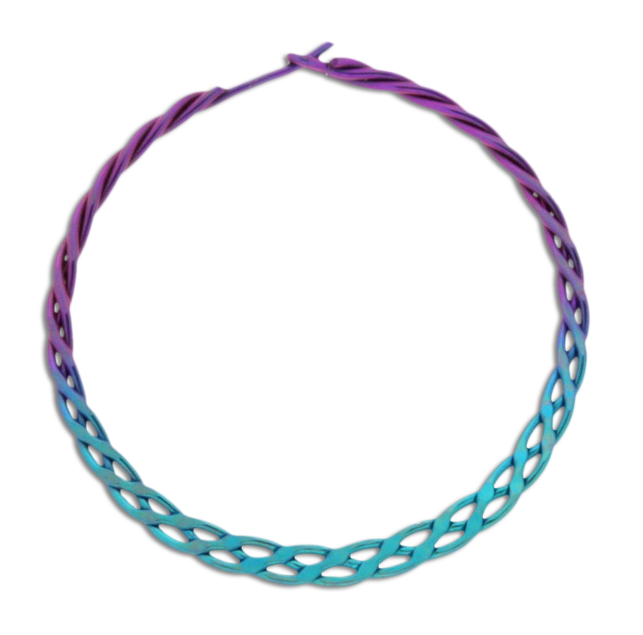 Mark Steel Jewelry - Wholesale Hoop Earrings - Braided 40mm Hoop Earring3