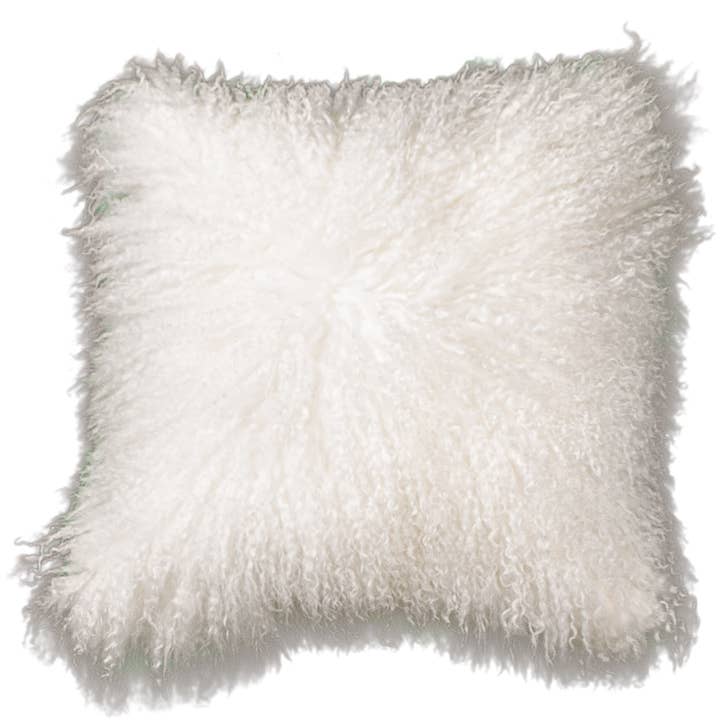 Van Buren - Wholesale Throw/Decorative Pillow - Tibetan sheepskin cushion 45x45cm | 14 colors