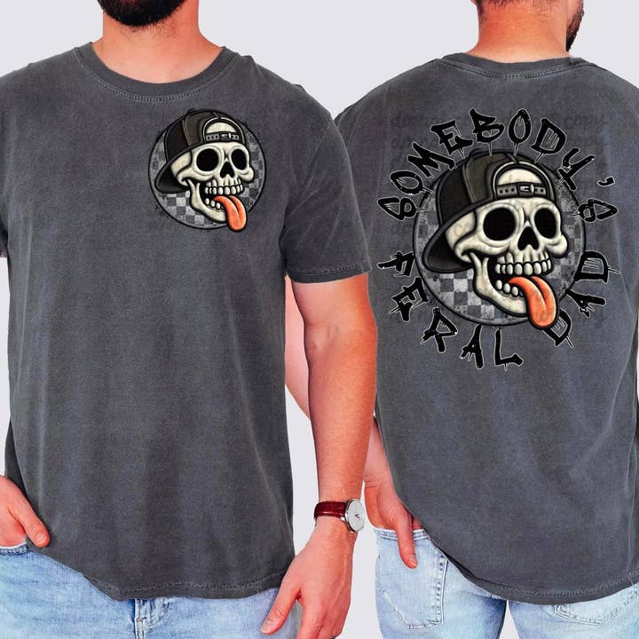 Somebody's Feral Dad - T-shirt pour la vente par Cash & Drix Wholesale