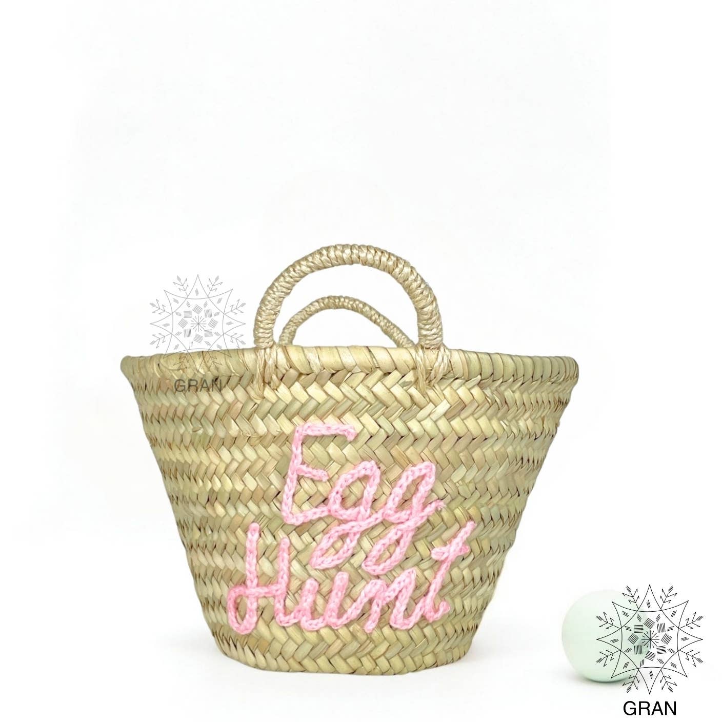 Gran Wholesale – wholesale Basket – Happy easter basket, Easter Gift Bag, Monogram Easter Straw1