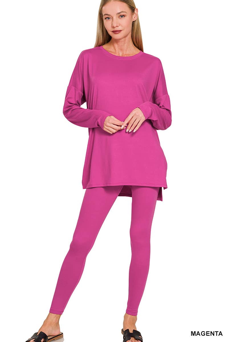 Vanilla Monkey - Wholesale Lounge Set - Women's - Brushed Dty Microfiber Loungewear Set11